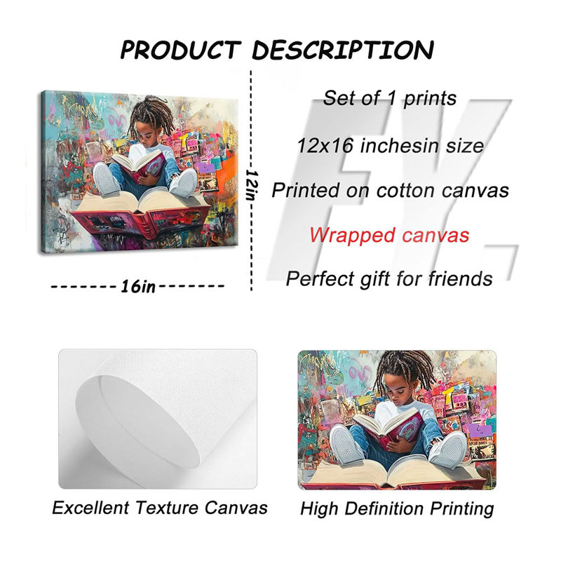 Wrapped Canvas Print, 30cm H x 40cm W