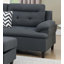 Canapé modulaire avec coussins gris anthracite Living-1795065269