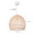 Turbeville 1 - Light Rattan Dome Pendant-803197971