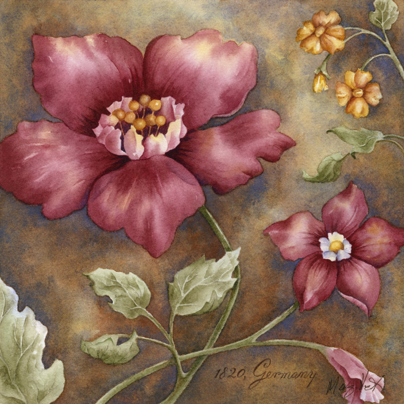 Antique Beauties III, H 36 po x l 36 po x P 1,25 po