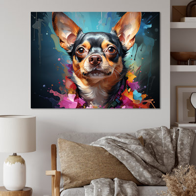 Chihuahua chic I sur toile