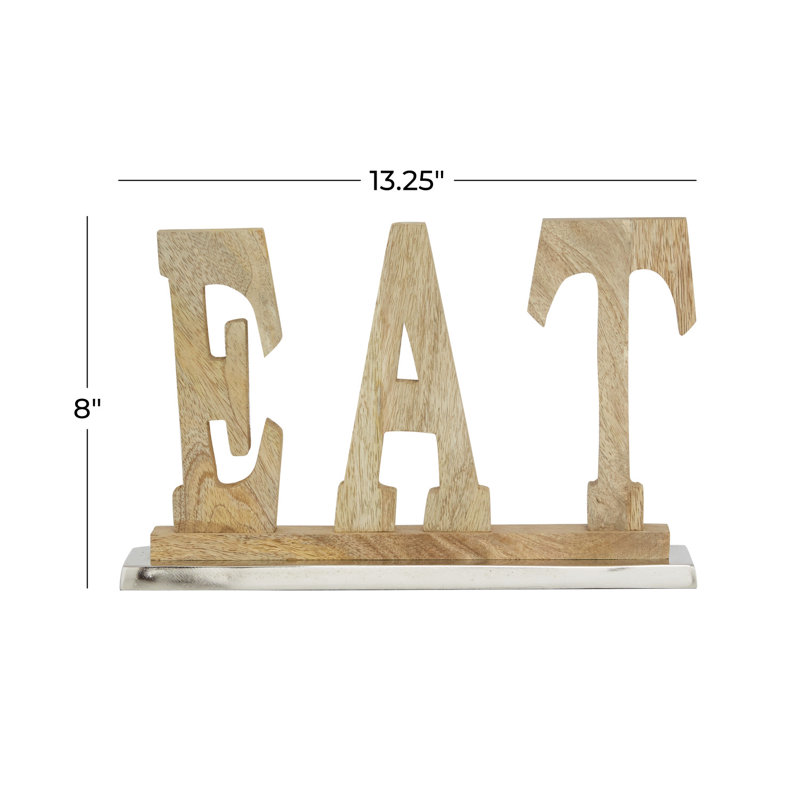 Text & Numbers Letter Block