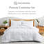  Ensemble d'édredon 3 pièces en microfibre grise-1352851889-1352851891