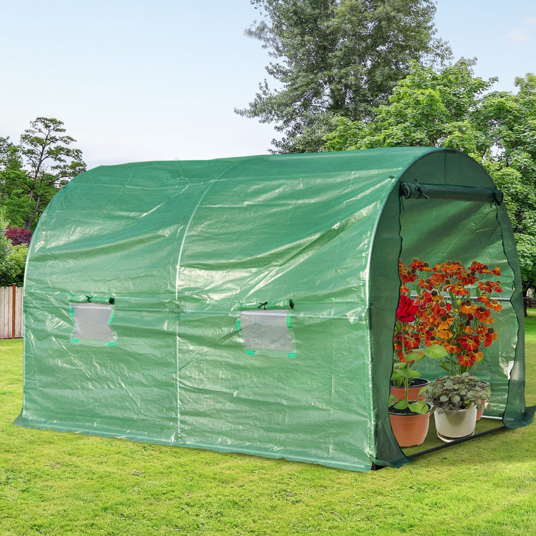 6.5 Ft W x 10 Ft D Commercial Greenhouse