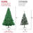 7' Artificial Pine Christmas Tree