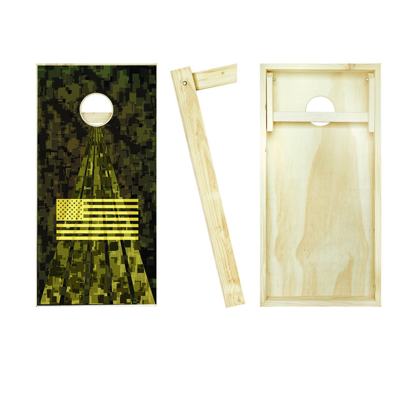 2' X 4' Armed America Cornhole Set With Carry Case