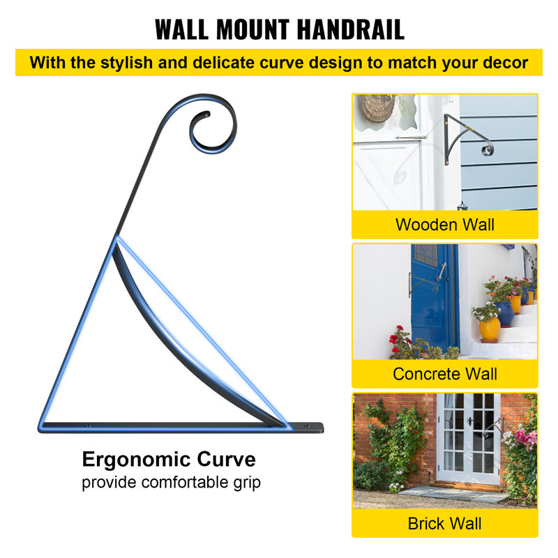 Stair Handrail, 17" x 22" x 2"