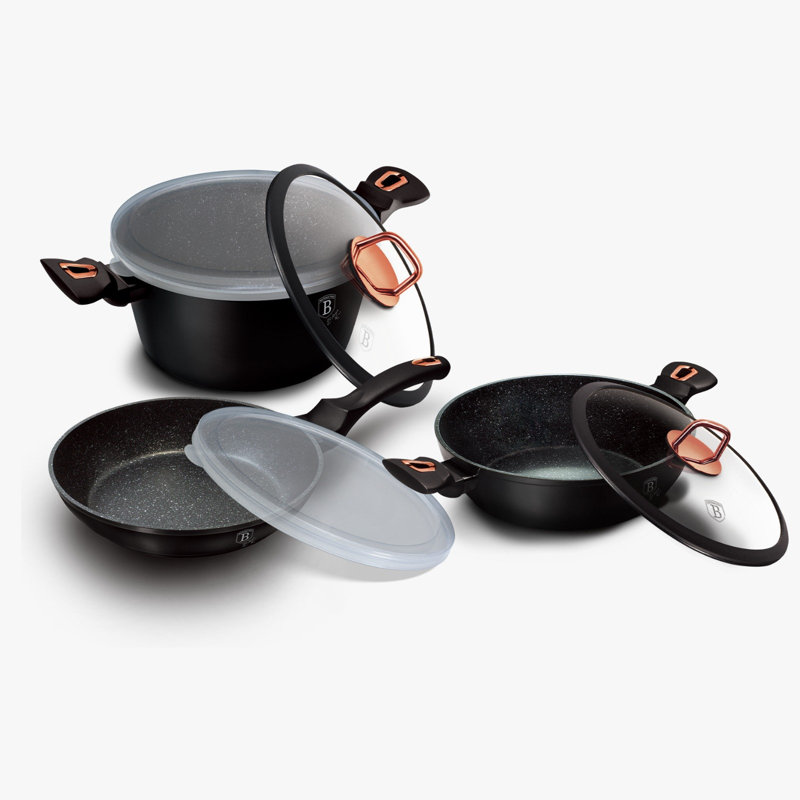 7 - Piece Non-Stick Aluminum Cookware Set