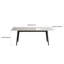 Stone Top Metal Base Dining Table