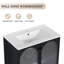 Meuble-lavabo autoportant de 30 po avec lavabo en céramique-106218937