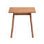 Table de bout décontractée à finition naturelle de style Mid-Century 1pc