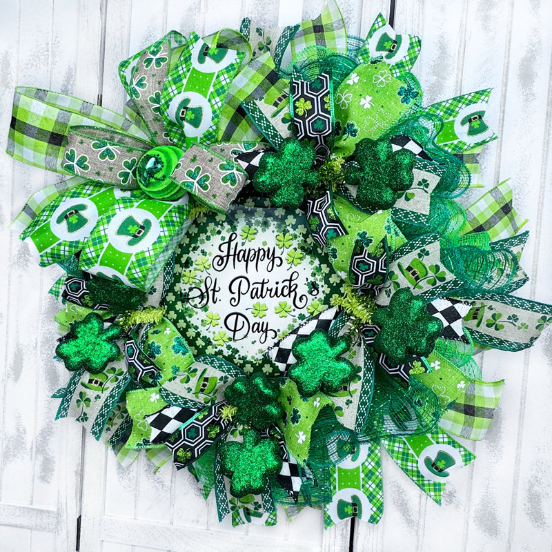Couronne décorative en filet 18 po Welcome