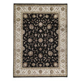 Dharma Hand Woven Silk and Wool Oriental Area Rug