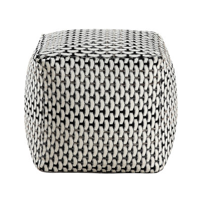 Fabric Square Pouf Footstool, Non-slip, 300lbs Weight Capacity, Multi-color, 16"x16"x16 Modern Pouf, Non-slip Floor, 16x16x16