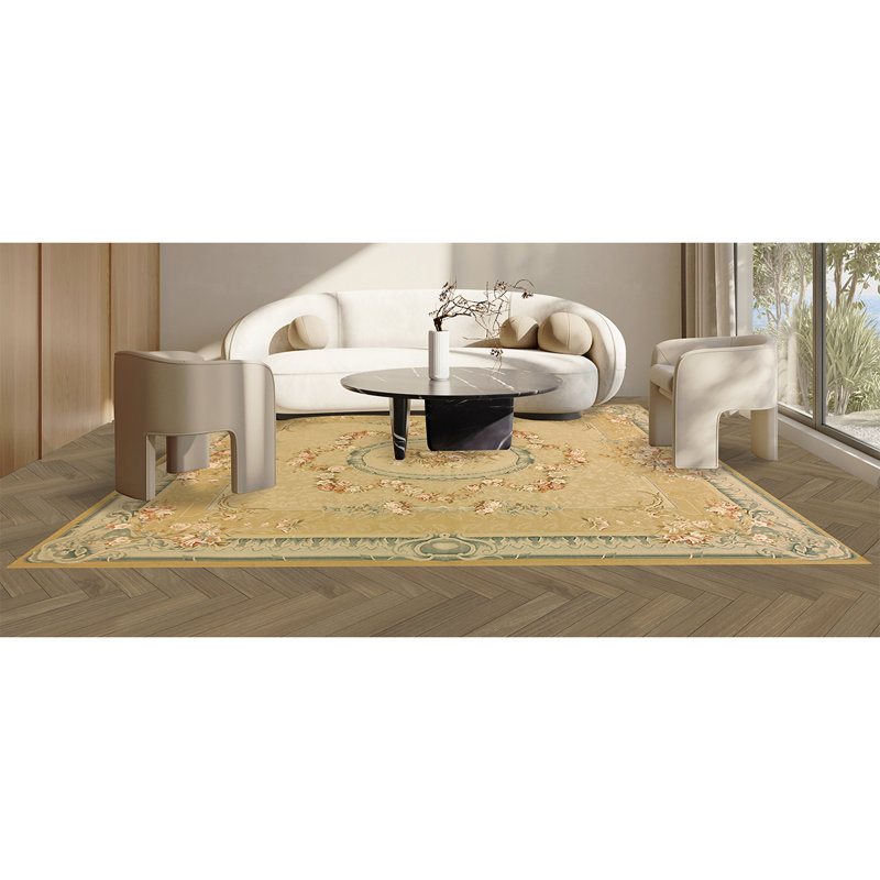 Wool Oriental Area Rug, Rectangle 4' x 6'