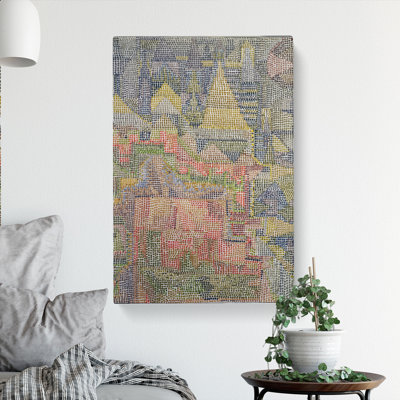 Castle Garden by Paul Klee - Wrapped Canvas Painting