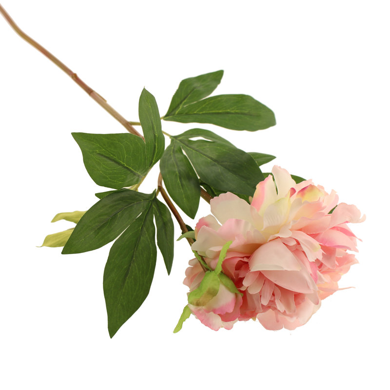Fabric Peony Arrangement, Pink