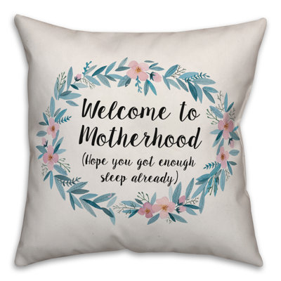  Coussin Welcome to Motherernal