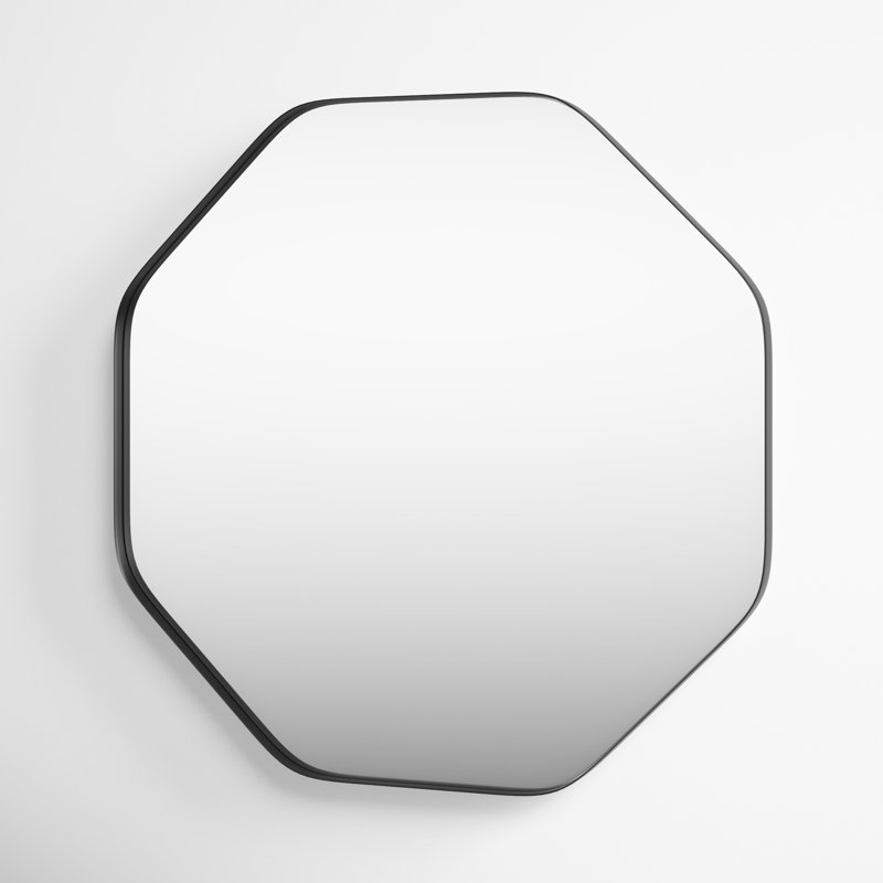 Minorca Metal Mirror, Black
