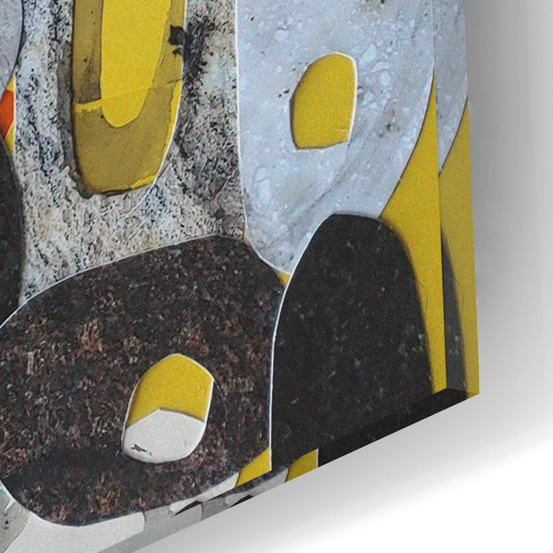 «Fruit Collage 1» par Coco Good, art mural en verre acrylique, H 16 po x l 12 po x P 0,13 po