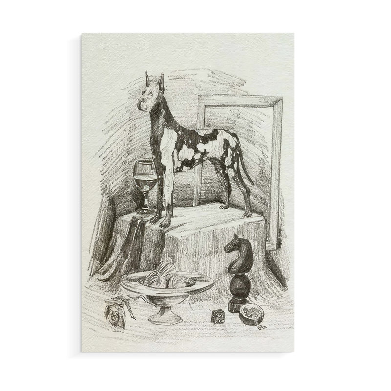 A Gentleman VI - Impression sur toile seulement - NON-CADRE