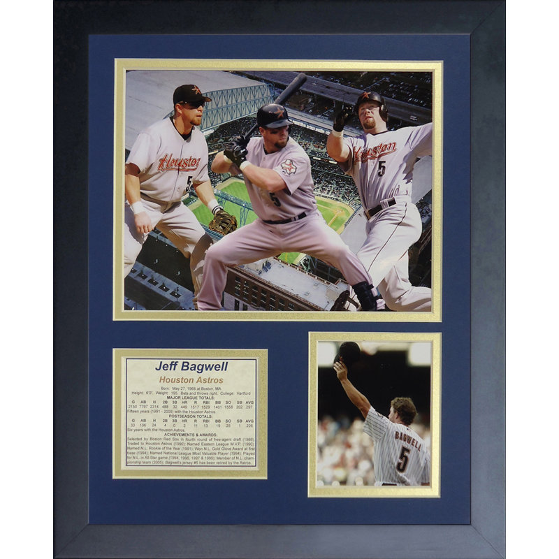 Jeff Bagwell - Single Picture Frame Memorabilia