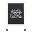Tableau noir avec craie et effaceur 30 po x 20 po - Blanc