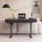 High-quality Swivel Computer Desk,Height Adjustable Reversible Standing Desk,Home office Desk,Power Outlet, Glass Top,Easy to assemble-1479363359-1489061077