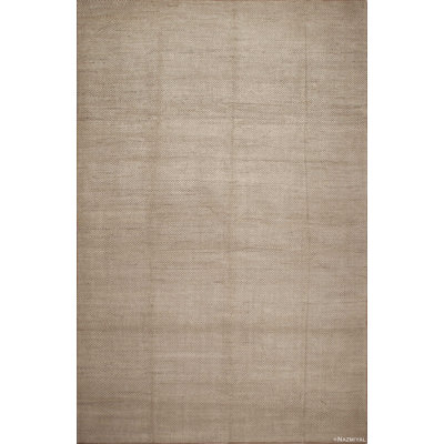 One-of-a-Kind 12'7" X 19'3" New Age Area Rug Neutral/Cream