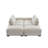 6-piece Wide Arm Multi-shape Upholstered Modular Sofa Cloud couch with Double Reversible Storage Ottoman-2137581311