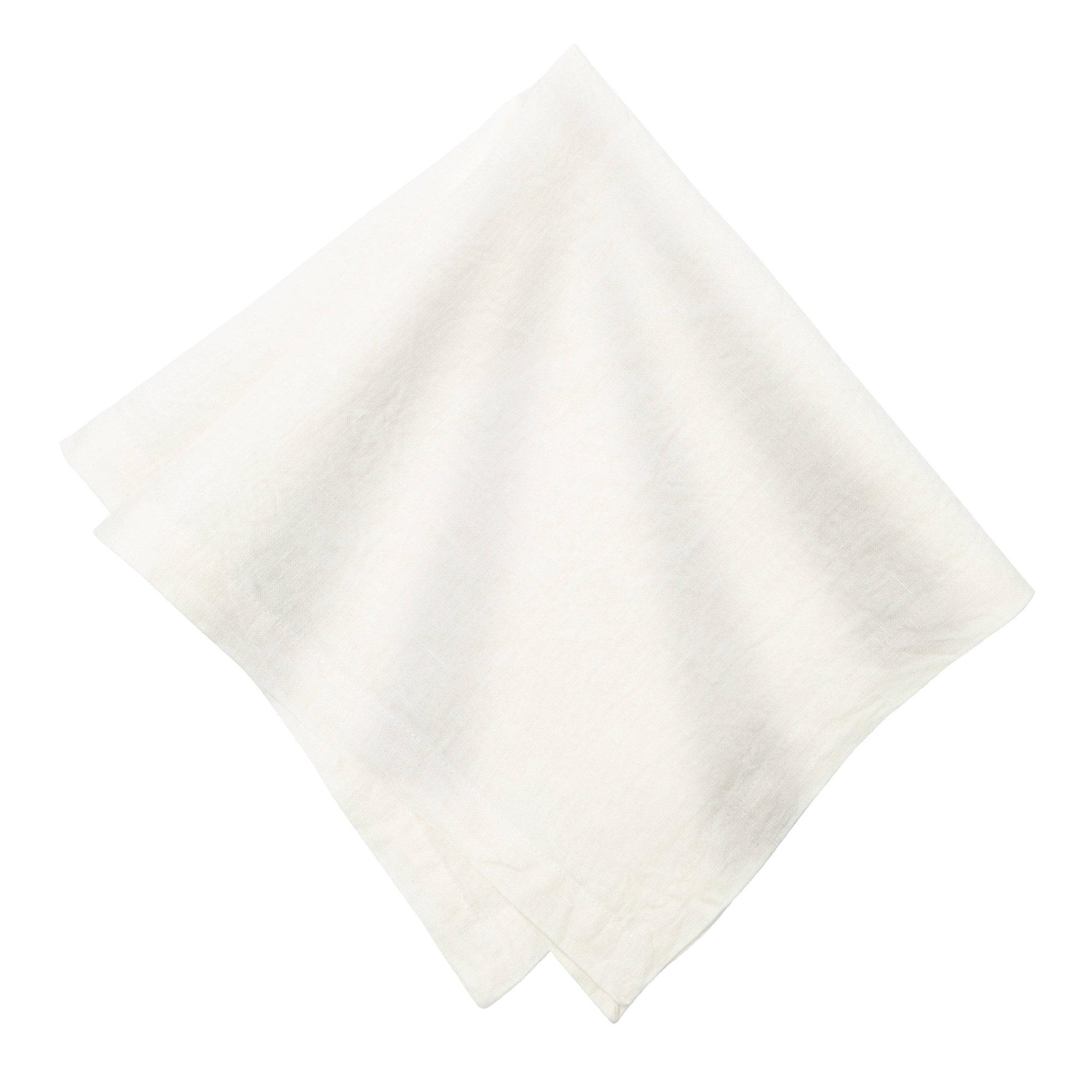Linen Square Napkin, Ivory