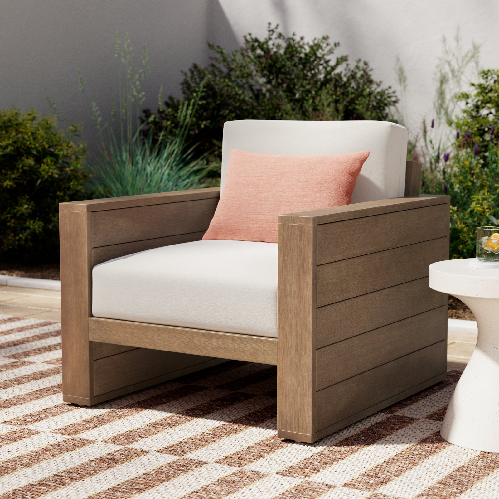 Westport Eucalyptus Patio Lounge Chair