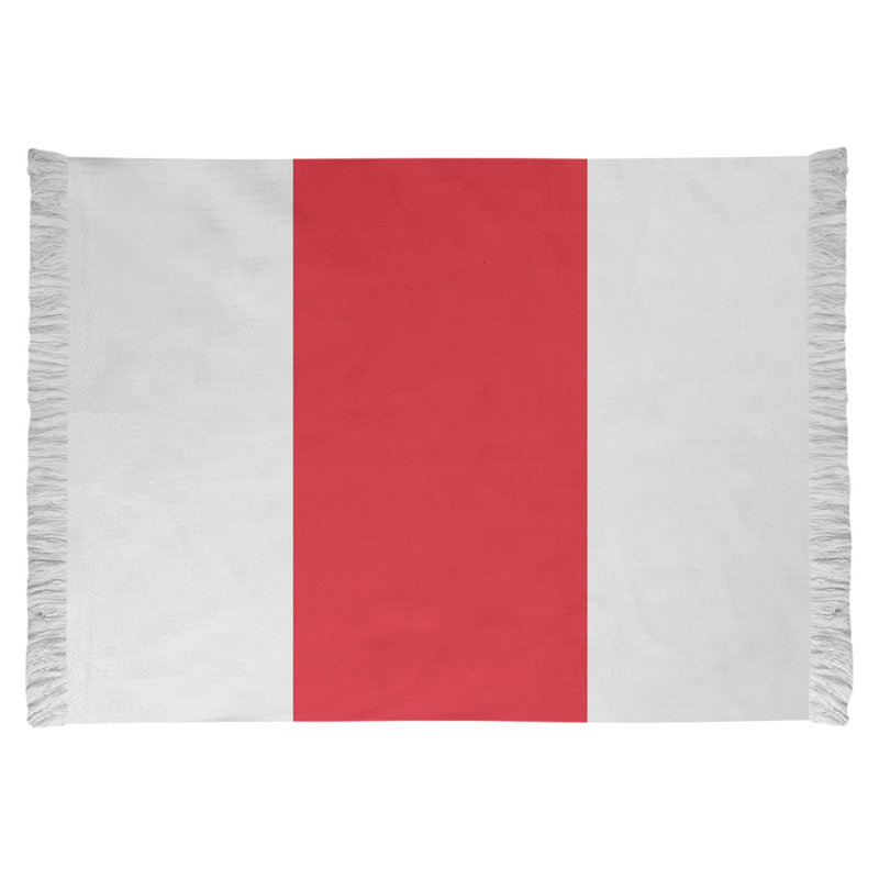 Tapis blanc / rouge Philadelphia, Oui