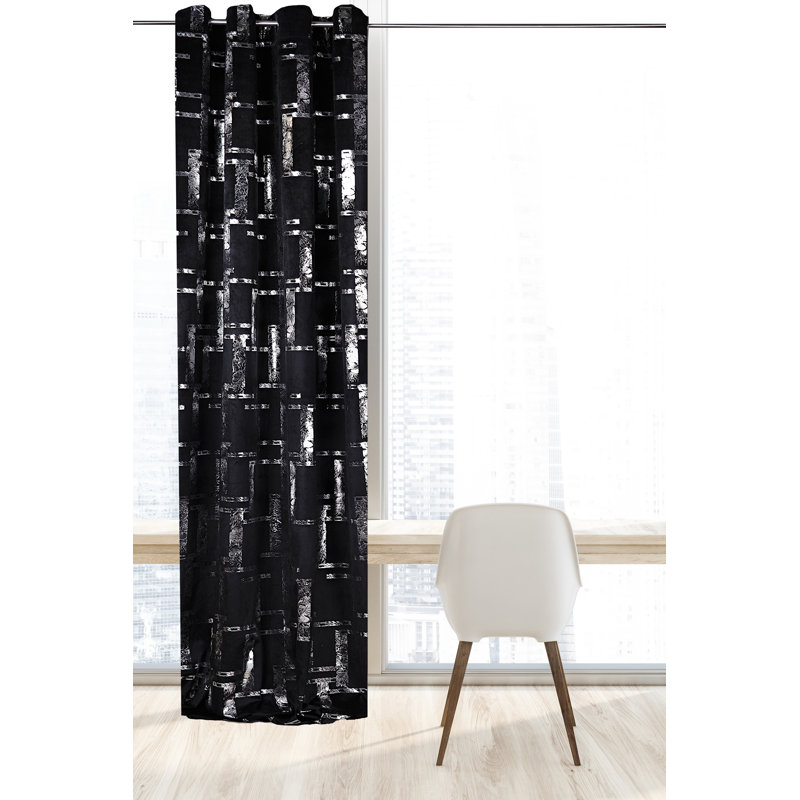 Crannell Semi Sheer Curtain Single Panel