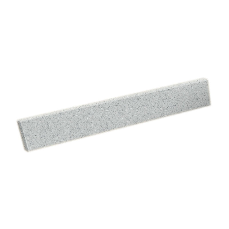 Ellipse/Contour Solid Surface Vanity Side Splash, Tahiti Gray