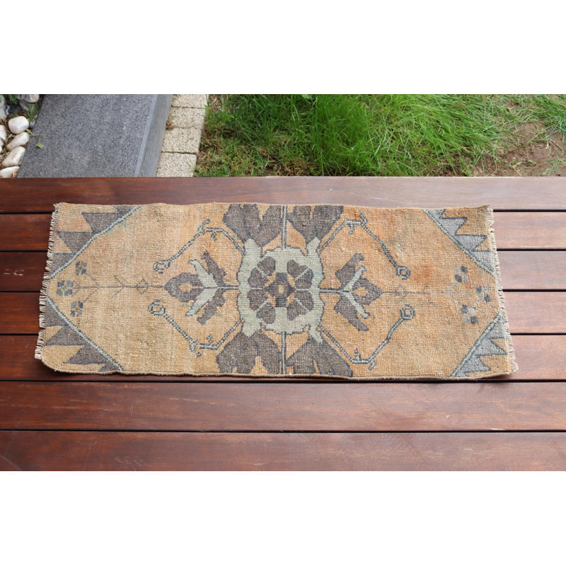 Tapis turc rétro fait à la main pour un décor bohémien Pimentez votre espace de vie avec un petit accent turc antique