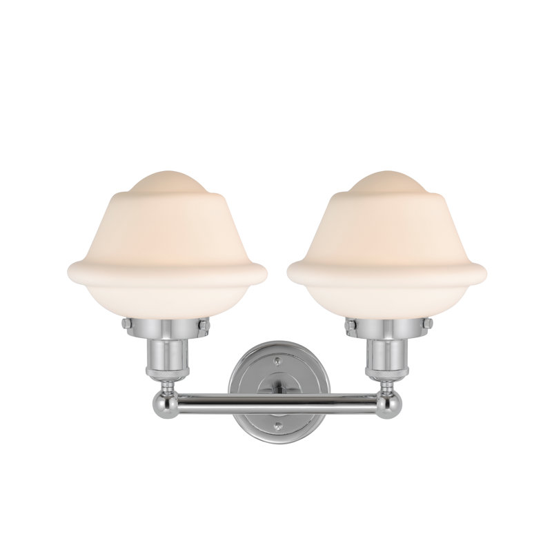 Éclairage pour meuble-lavabo à 2 lumières à intensité variable Grourke, Bullé, Cuivre antique