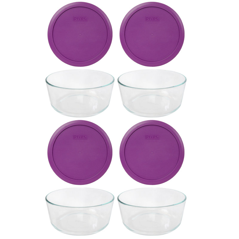 4 Cup Food Storage Container, Thistle Purple