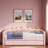 Upholstery Daybed With Led Light, Trundle And Cloud Backrest-1474380585