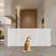 Barrière pour animaux rétractable pour escalier, couloir, chambre à coucher-555400984