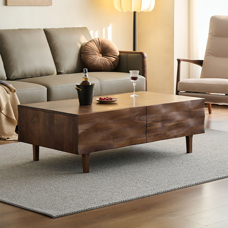 Table de bout en noyer noir