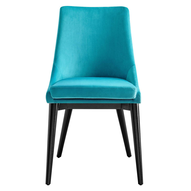 Modway Viscount Performance Velvet Dining Chair, Pink, 1