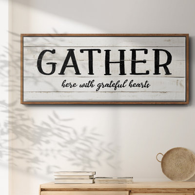 Gather- Framed Canvas