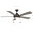 Lawney 5 - Blade LED Standard Ceiling Fan with Pull Chain and Light Kit Included-357830362-357830363-400218781
