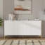 Buffet 4 portes avec panneaux de porte sculptés et tablettes réglables-1197048640