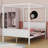 Wood Canopy Platform Bed-534843664