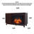 American-style Decorative Electric Fireplace with Simulated Flames