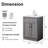 24" Single Bathroom Vanity Set-827685596