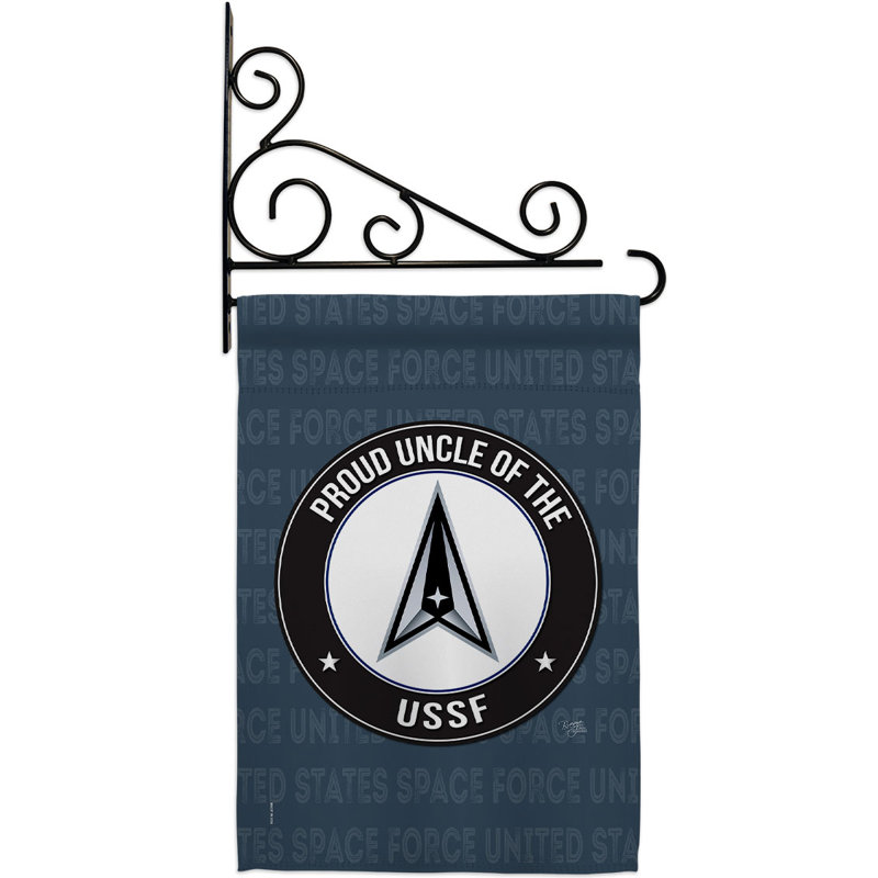 Double Sided 18.5'' H x 13'' W Polyester Flag Set
