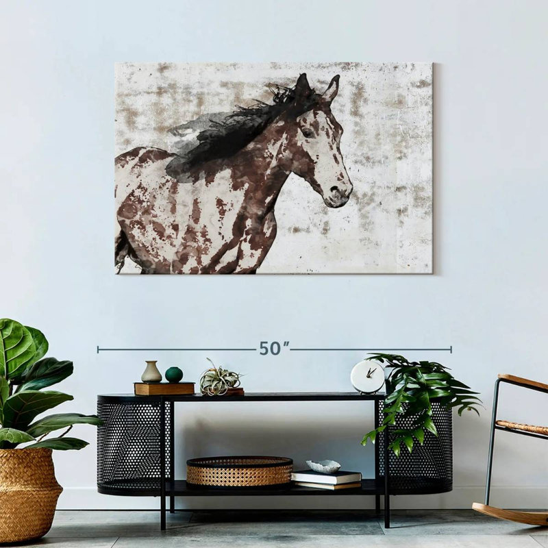 Brampt Winner Horse, 30" H x 45" W